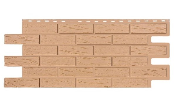 Фасадная панель T-Siding Кирпич Саман Эко Крем купить в Нижнекамске