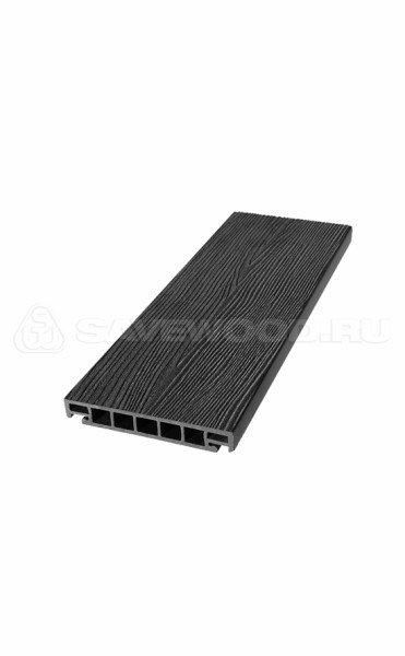 Террасная доска из ДПК SW Salix (S) (R) черный купить в Нижнекамске
